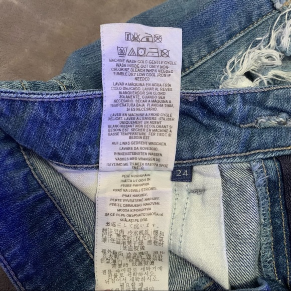 Guess Denim Distressed Shorts - Picture 10 of 13